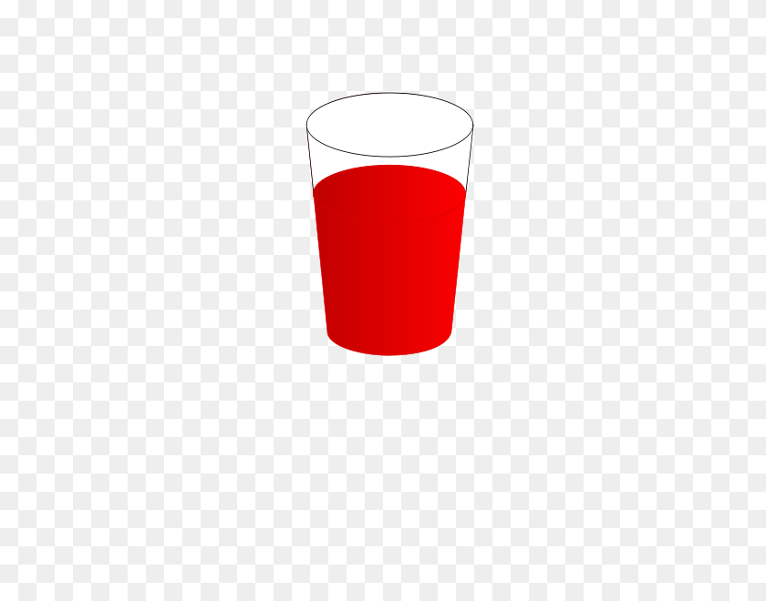 424x600 Drinking Glass With Red Punch Png Clip Arts For Web - Punch PNG