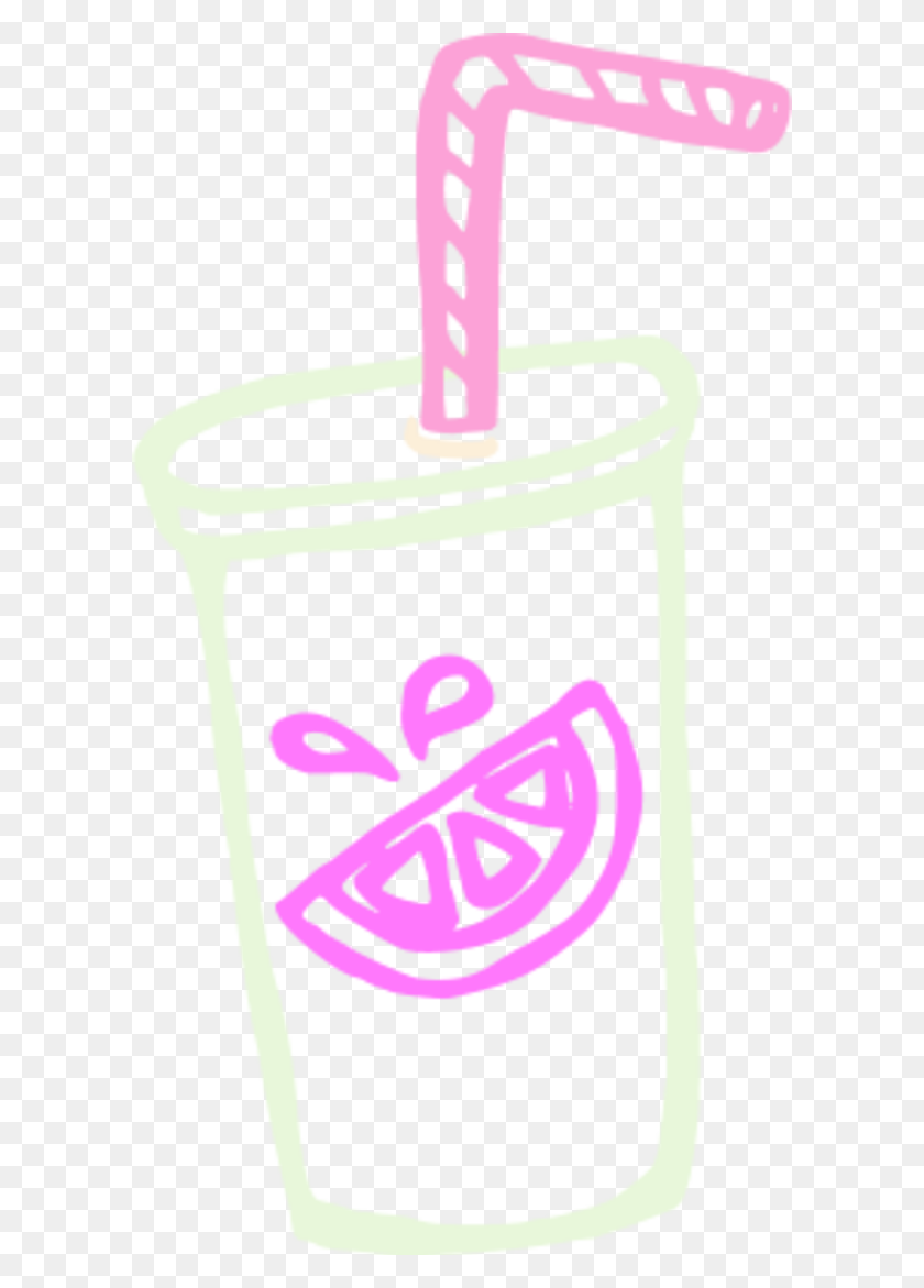 600x1111 Drinking Straw Clip Art - Lemonade Clipart