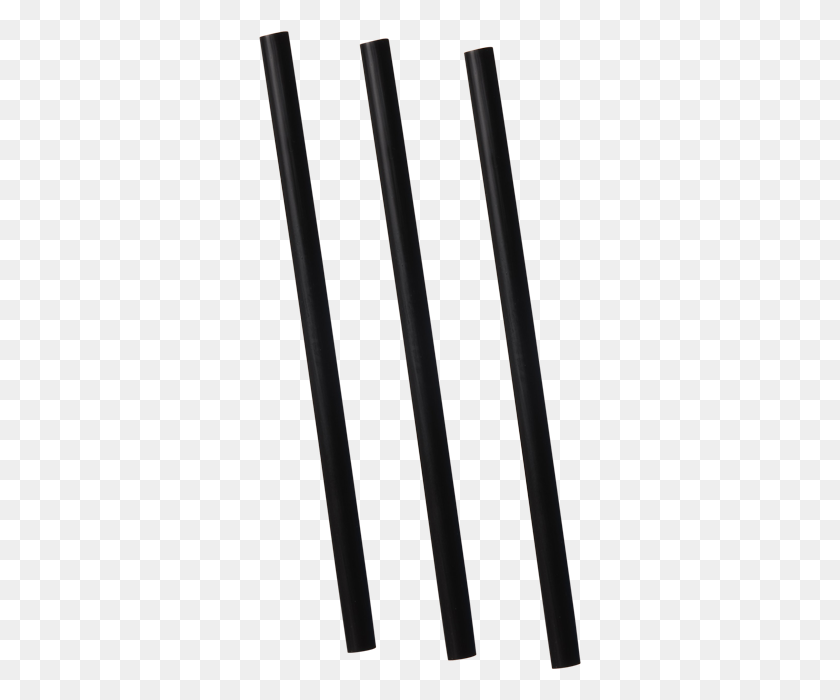 640x640 Drinking Straw, Cocktail Drinking Straw, Pp, Black - Straw PNG