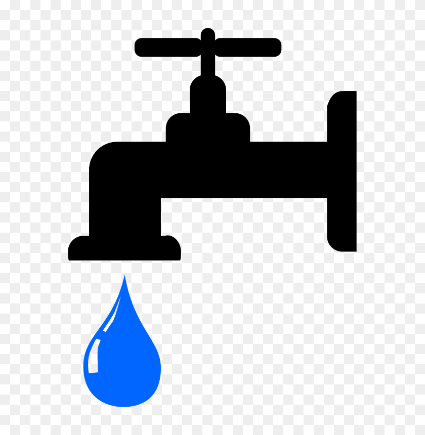 621x800 Drinking Water Clipart Black - Drinking Water Clipart