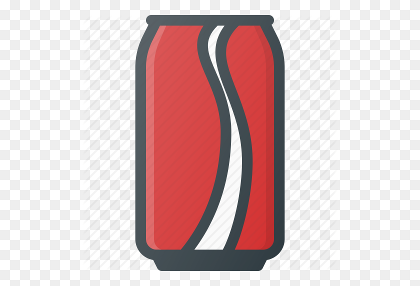 512x512 Drinks' - Coke Can PNG