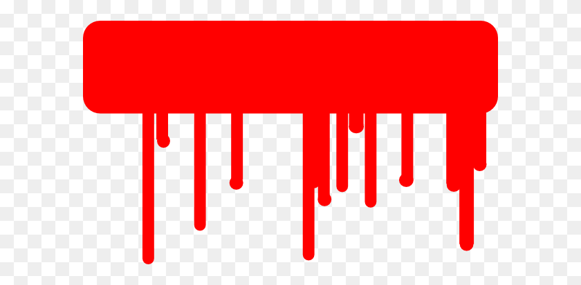 600x353 Dripping Blood Clip Art - Paint Dripping PNG