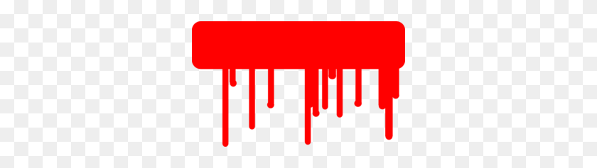 300x177 Dripping Blood Clip Art - Blood Drip PNG