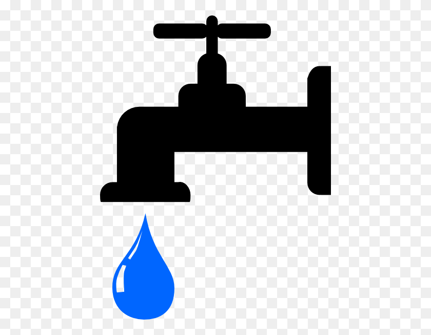 450x592 Dripping Faucet Clip Art - Water Faucet Clipart