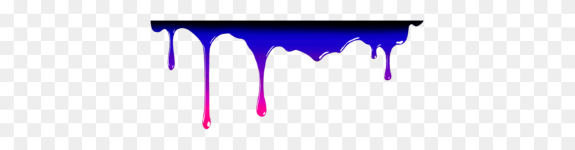 400x159 Drips - Paint Drip PNG