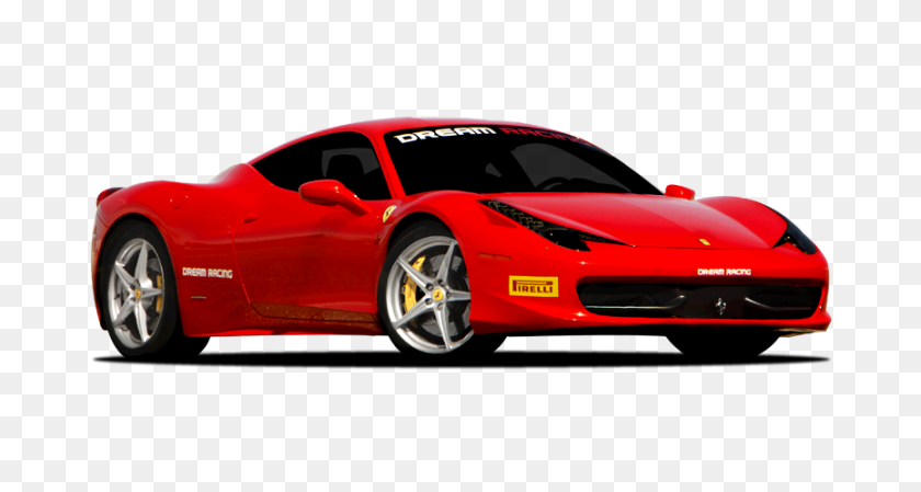 768x389 Drive A Ferrari Race Dream Racing - Fast Car PNG