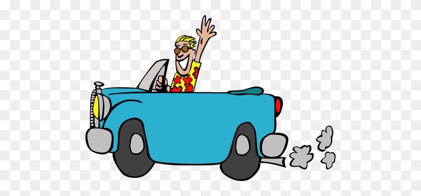 500x331 Driving A Car Illustration - Drunk Driving Clipart