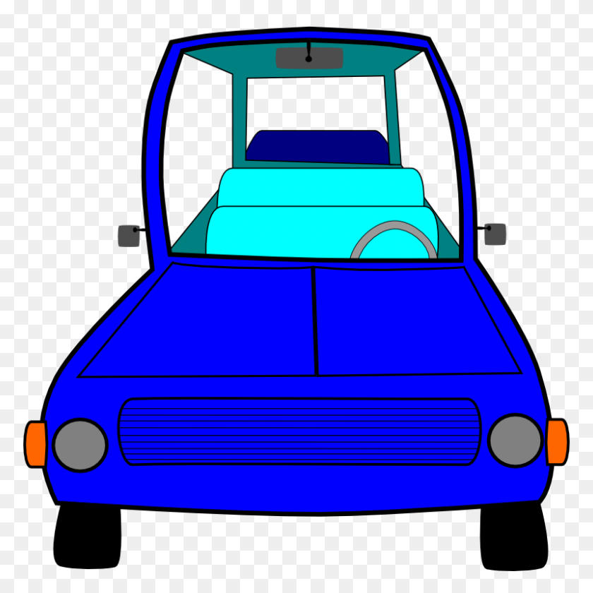 800x800 Driving Clip Art - Car Driving Clipart