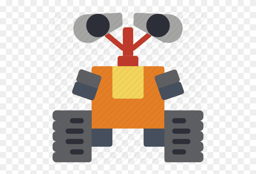 512x512 Droid, Mechanical, Robots, Wall E Icon - Wall E PNG