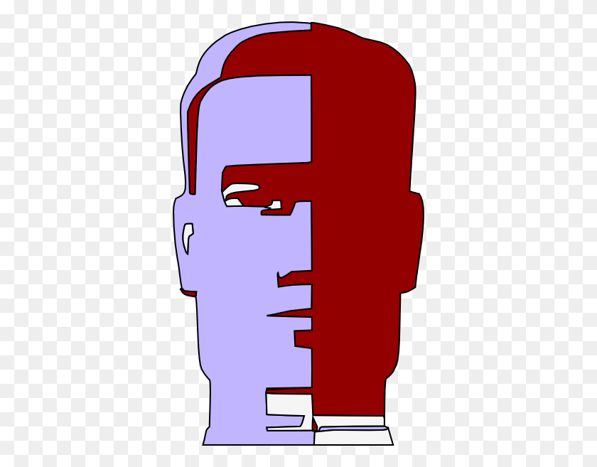 354x597 Droid Robot Head Face Clipart Vector Gratis - Midnight Clipart