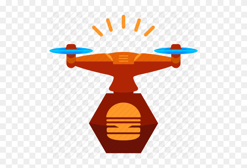 512x512 Drone, Food Icon - Drone Clipart