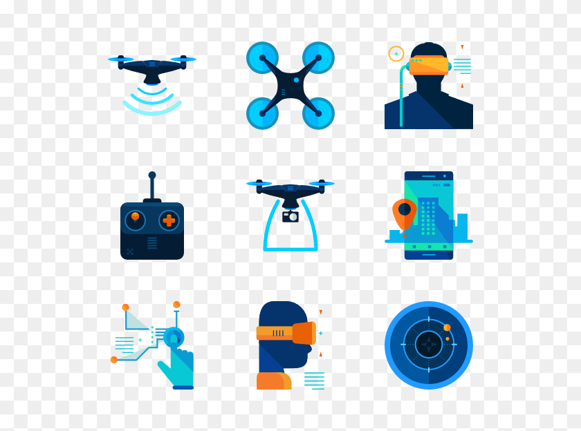 600x564 Drone Icon Packs - Drone Icon PNG