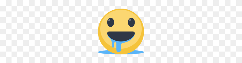 160x160 Drooling Face Emoji On Facebook - Drool PNG