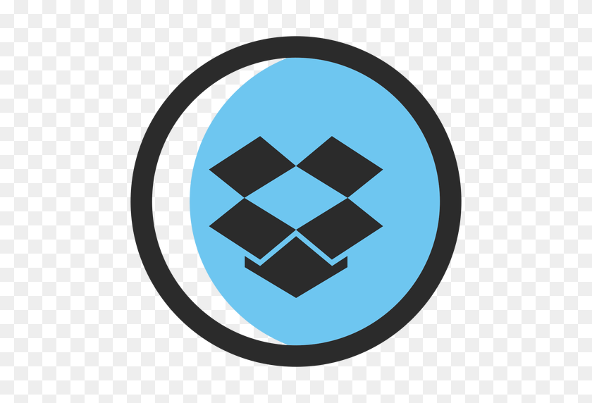 512x512 Dropbox Colored Stroke Icon - Dropbox Logo PNG