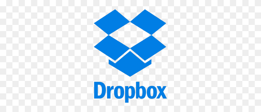 dropbox logo white