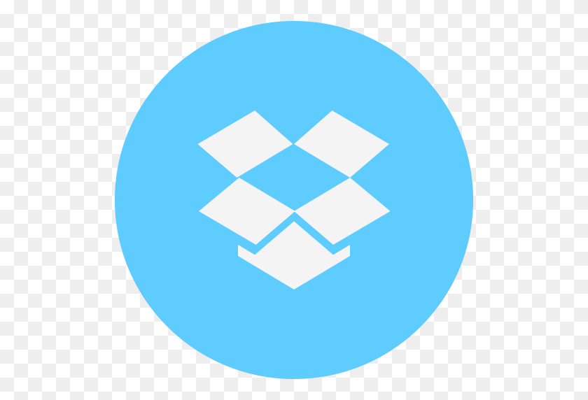 512x512 Dropbox, Значок Логотипа - Логотип Dropbox В Формате Png