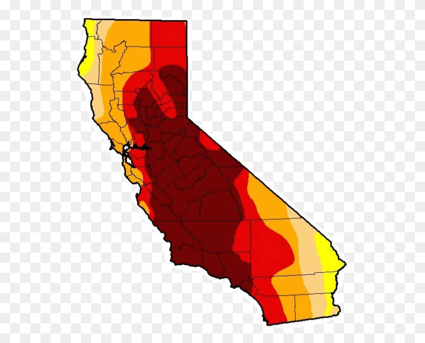 536x619 Drought In Ca - Drought Clipart
