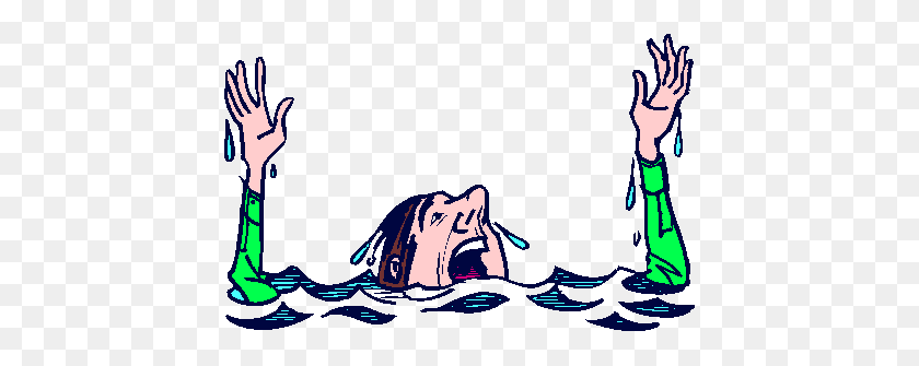 433x275 Drown Clipart Sinking - Drowning Clipart