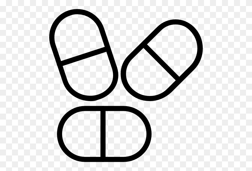512x512 Drugs, Healthcare, Medication, Antibiotic, Sports And Competition - Medicine Clipart Black And White