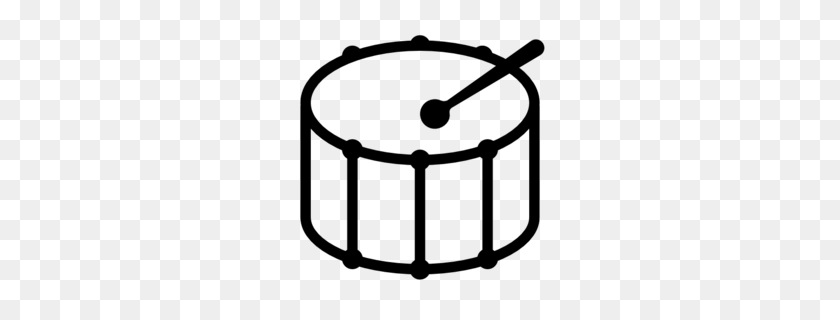 260x260 Drummer Clipart - Drum Set Clip Art