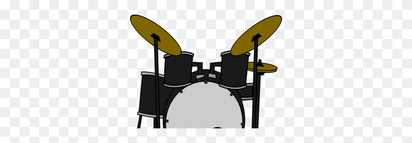 310x233 Drums Vector Image Free Vectors Ui Download - Drum Set Clip Art