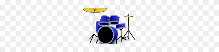 200x140 Drumset Clipart Drums Drummer Clip Art Drum Set Clipart Png - Drum PNG