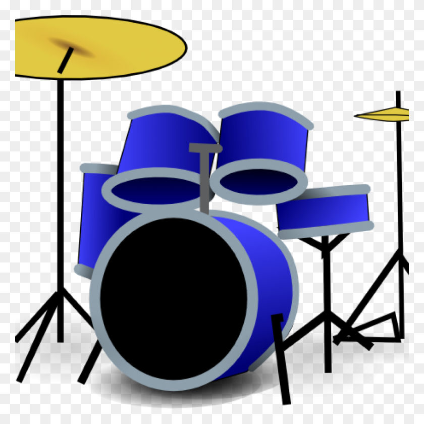 1024x1024 Drumset Clipart Free Clipart Download - Drum Set Clipart Black And White
