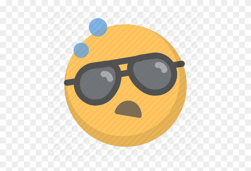 512x512 Drunk, Emoji, Face, Hungover, Lit, Sunglasses, Wasted Icon - Wasted PNG