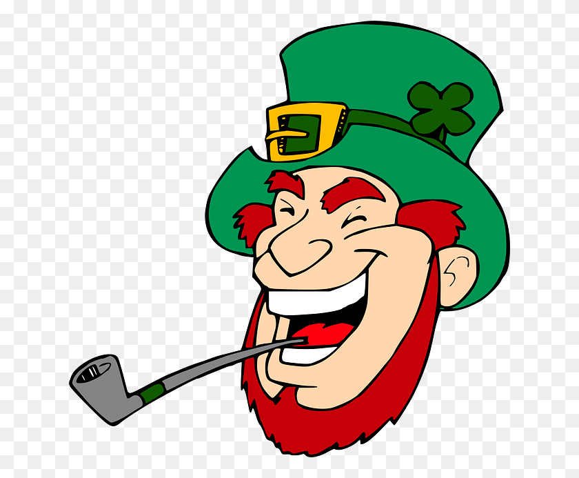 640x633 Drunken Irishman Clipart - Drunk Santa Clipart