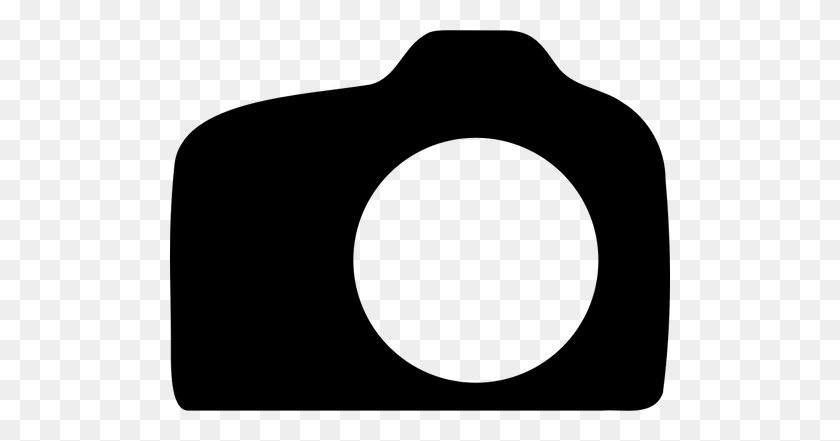 500x381 Dslr Photography Camera Sign Vector Drawing - Snapshot Clipart