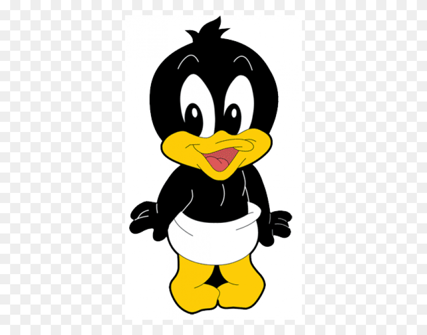 600x600 Duck Cartoon Group With Items - Loony Tunes Clipart