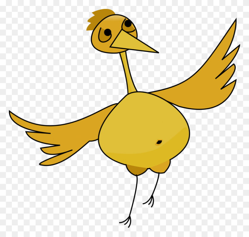 791x750 Duck Chicken Bird Dance Animal - Duck Flying Clipart