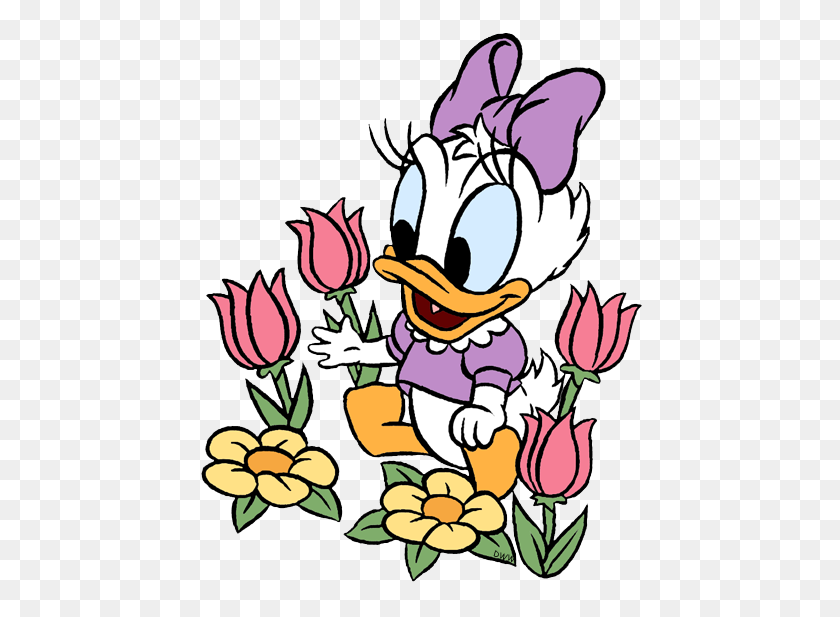 450x557 Duck Clipart Baby Daisy - Daisy Clipart Free