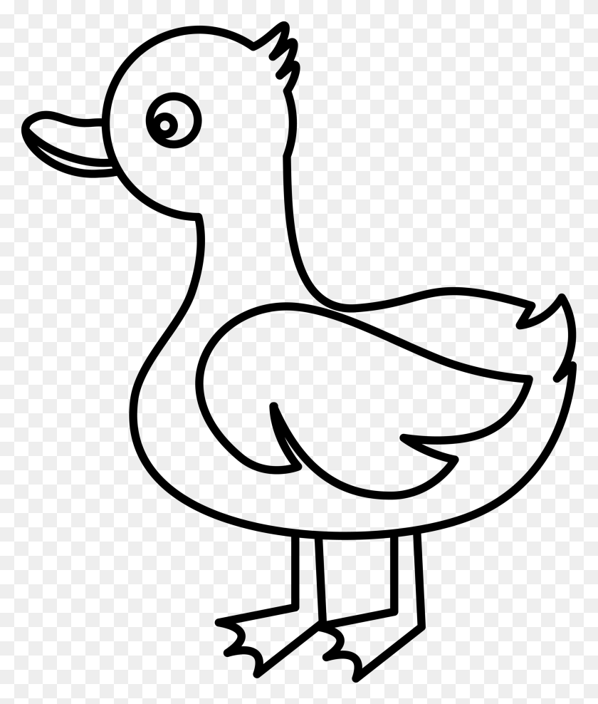 1560x1856 Duck Cygnini Clip Art - Goose Clipart Black And White