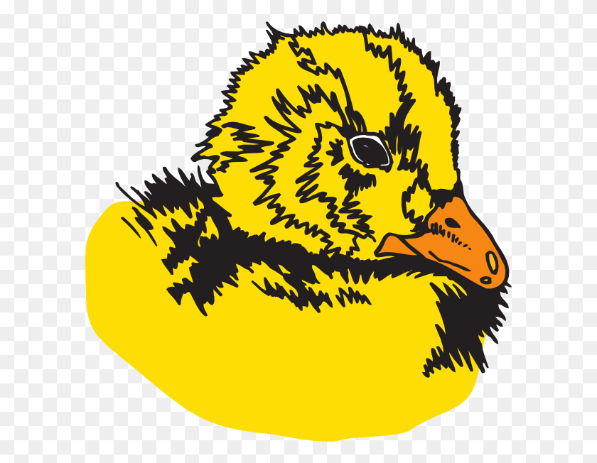600x592 Duckling Clip Art - Duckling Clipart