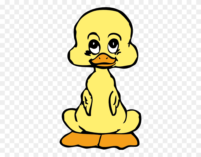 342x598 Duckling Clipart Animated - Thank You Clipart Animated