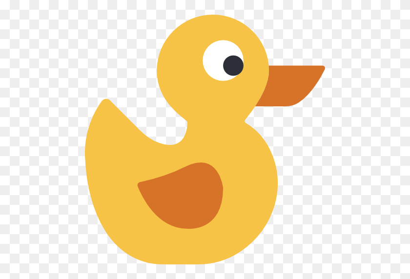512x512 Duckling Clipart Toy Duck - Rubber Duck Clip Art Free