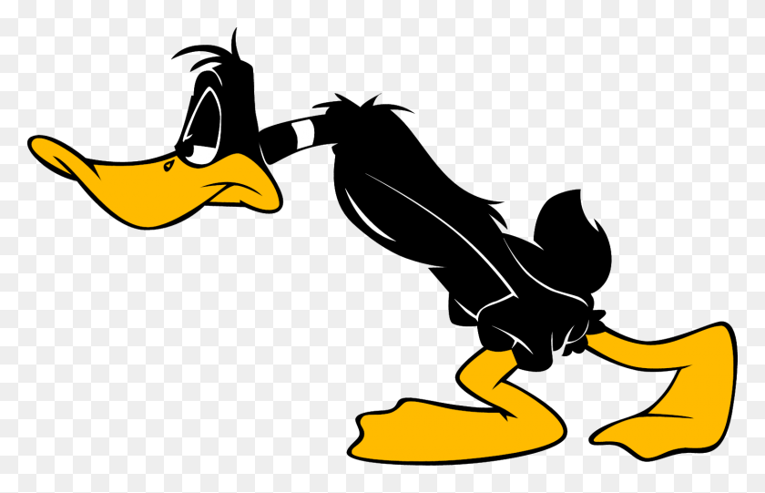 1500x926 Ducks Clipart Row - Daffy Duck Clipart