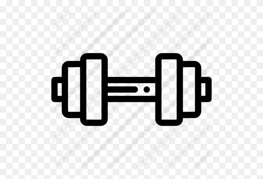 512x512 Mancuernas - Dumbbell Clipart Png