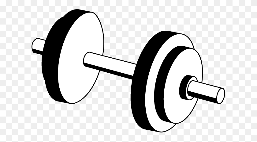 633x403 Dumbbell Clipart - Barbell PNG