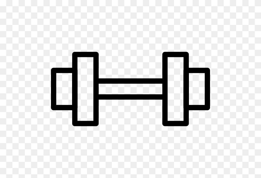 512x512 Dumbbell, Exercise, Gym Icon With Png And Vector Format For Free - Dumbbell Clipart PNG