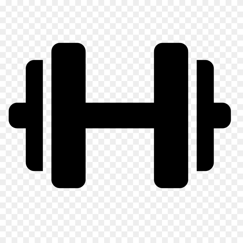 1600x1600 Dumbbell Icon - Weight PNG