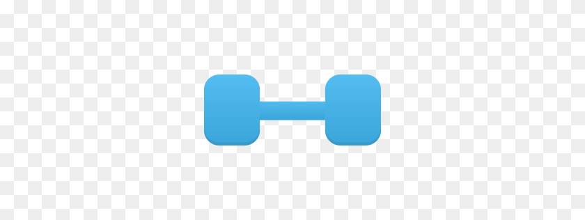 256x256 Dumbbell Icon Myiconfinder - Dumbbell PNG