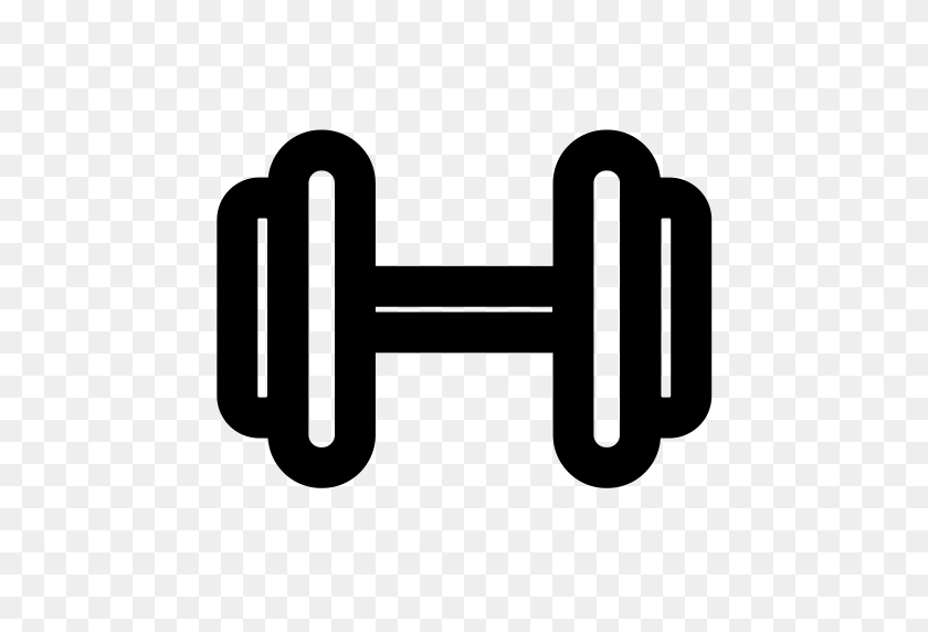 512x512 Dumbbell, Linear, Exercise Icon With Png And Vector Format - Dumbbell PNG