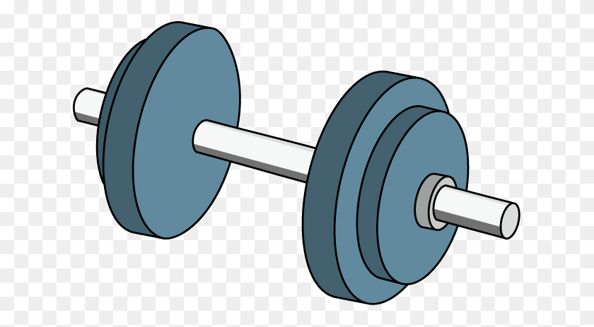 633x403 Dumbell Clip Art - Fitness Clipart Free