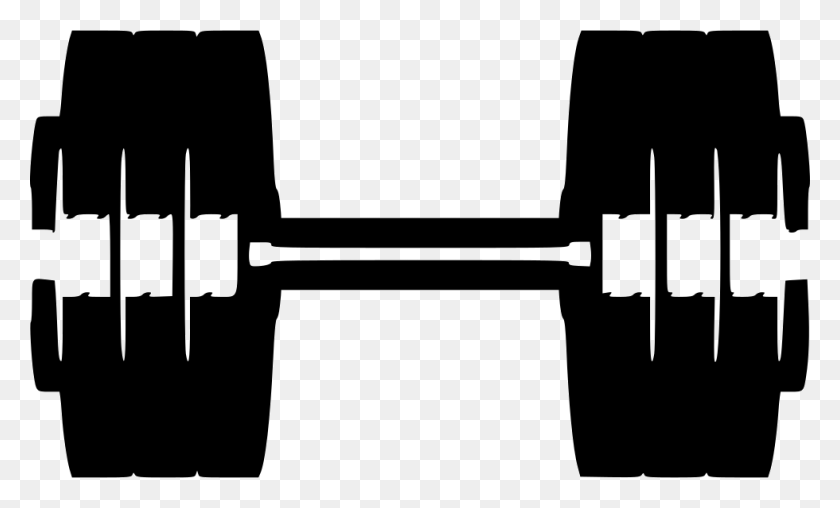 980x564 Dumbell Dumbbell Sport Gym Png Icon Free Download - Dumbbell PNG