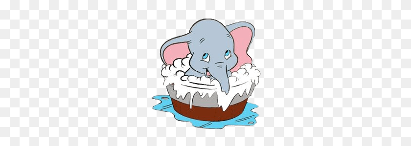 236x239 Dumbo In Bath Tub Transparent Png - Dumbo PNG
