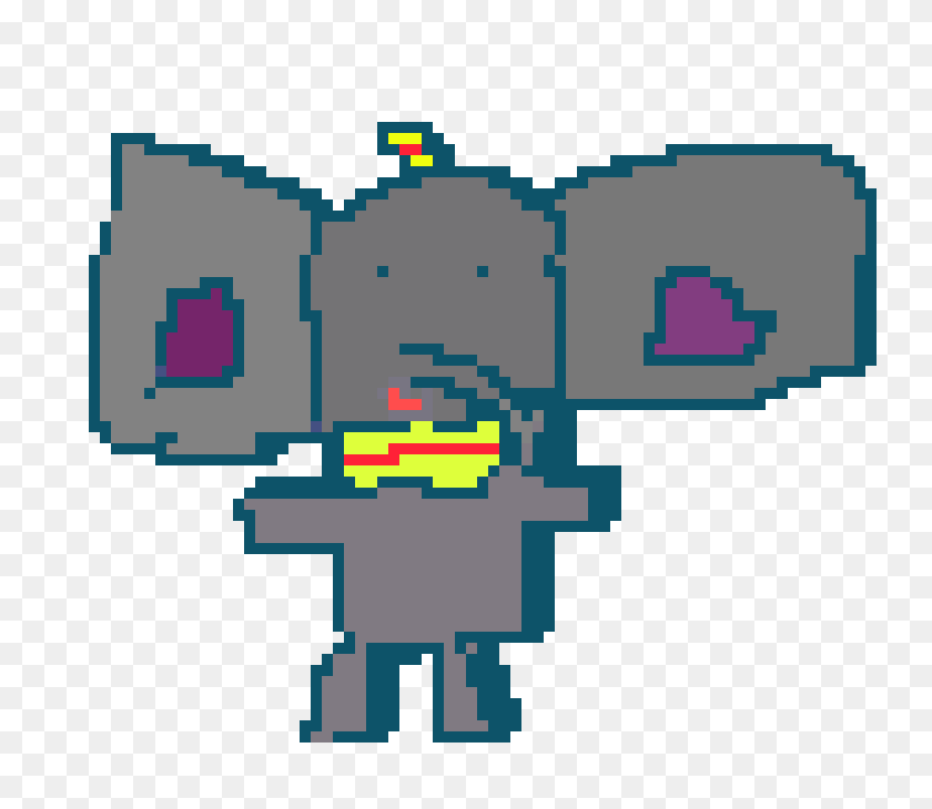 780x670 Dumbo Pixel Art Maker - Dumbo PNG
