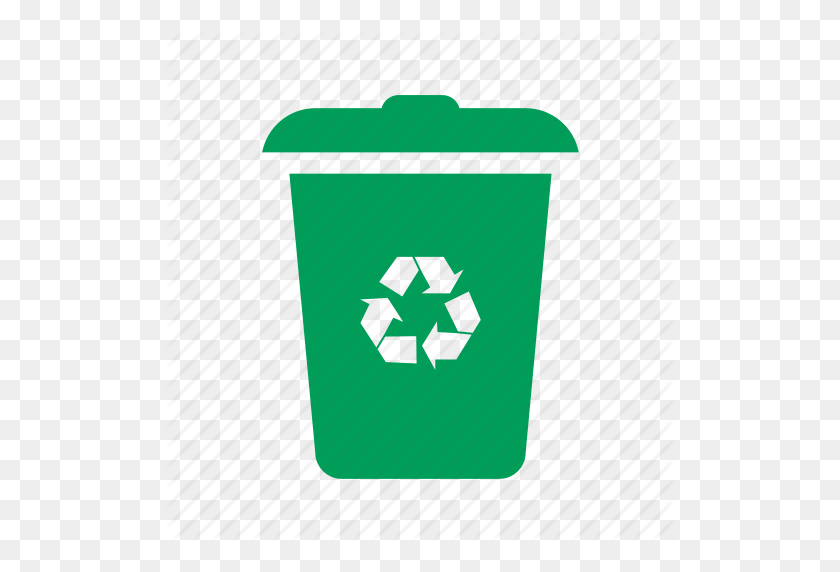 512x512 Dump, Eco, Ecology, Garbage, Green, Litter, Trash, Trashcan Icon - Trash Can PNG