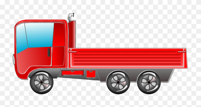 1007x500 Dump Truck Clipart Black And White - Garbage Truck Clipart Free